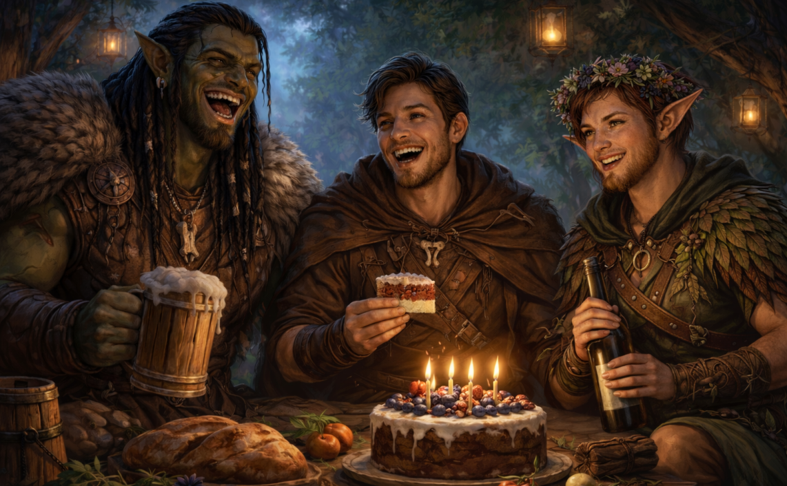 En fantasy fødselsdagshistorie til en ven