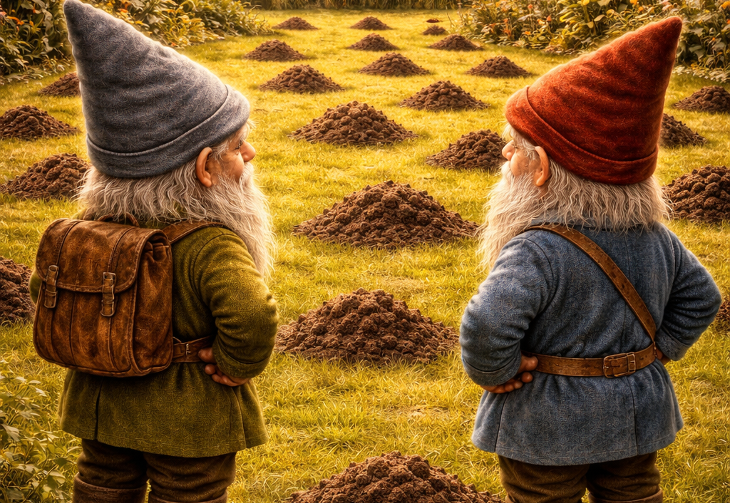 Havenisserne og de tusind muldvarpeskud