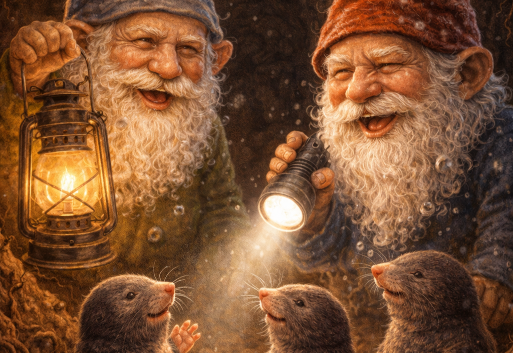 Havenisserne besøger muldvarpene