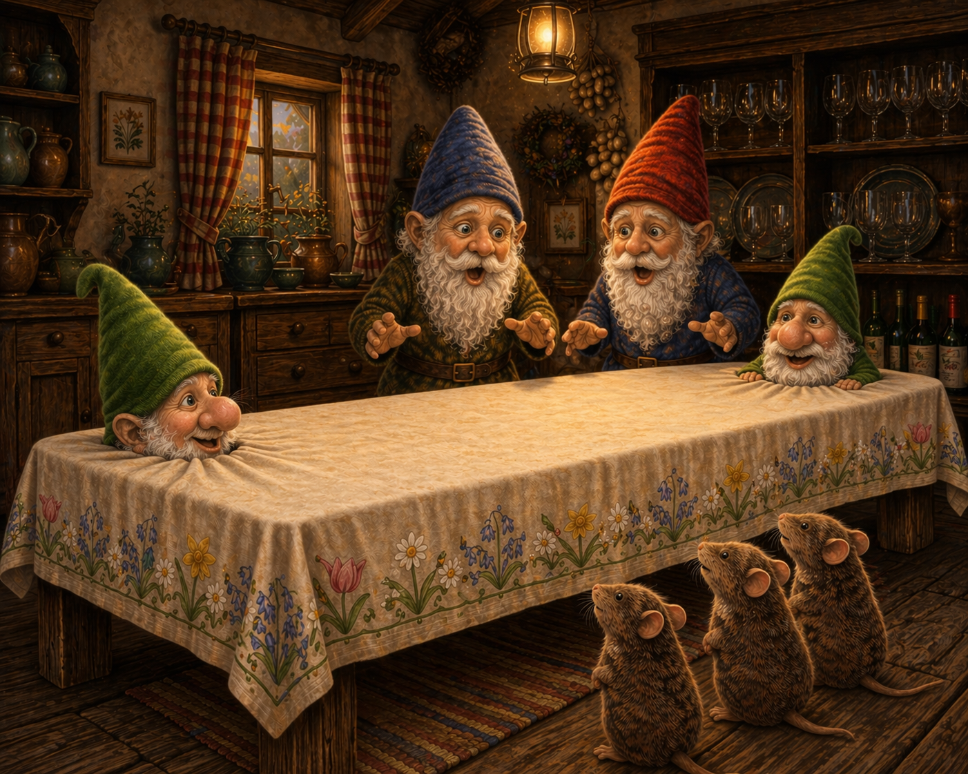 Historien om havenisserne på skråningen bag Mosevang og den anden nisse fra borddugen