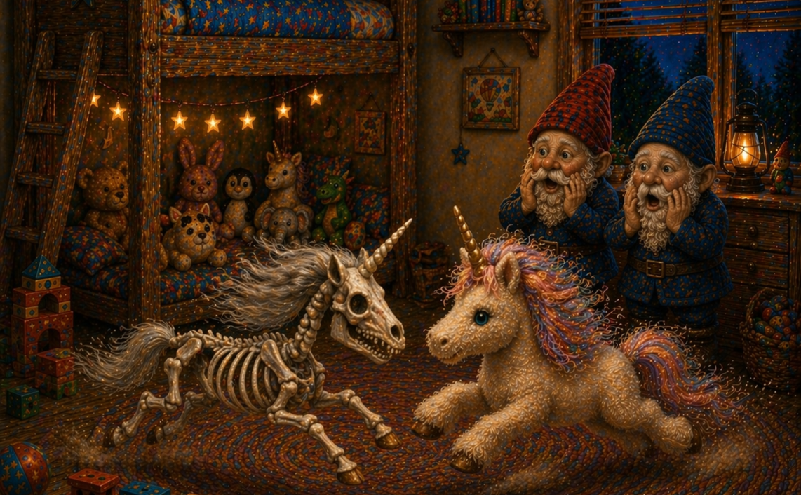 Historien om havenisserne på skråningen bag Mosevang og racet mellem ​​hove og hule knogler